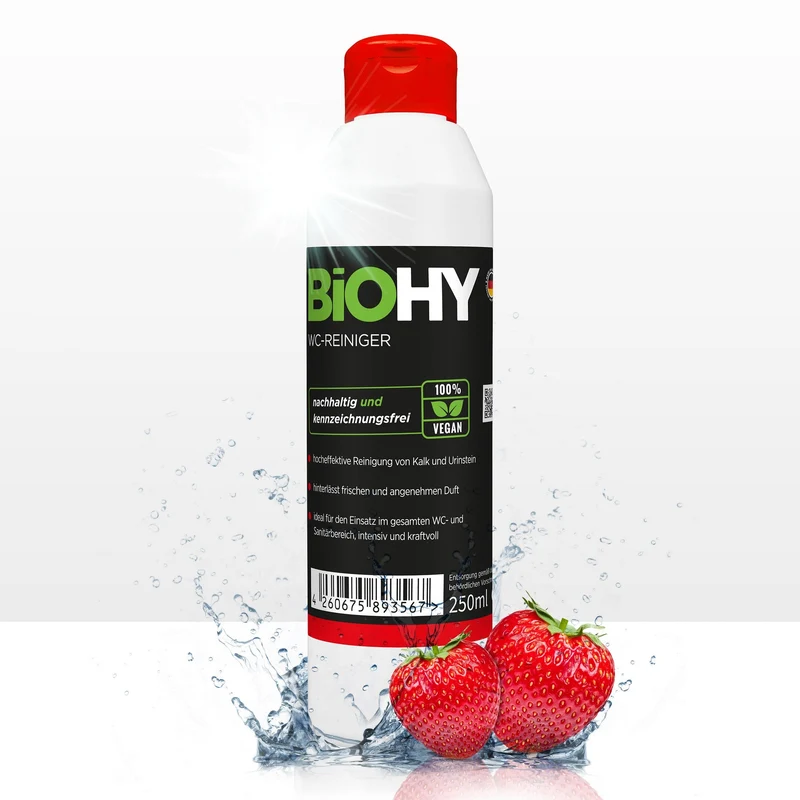 BiOHY nettoyant pour WC, nettoyant pour toilettes, nettoyant pour toilettes, rafraîchissant pour WC